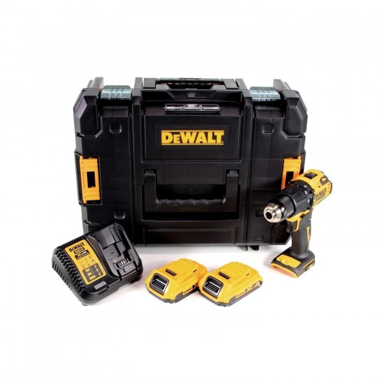 Dewalt Akülü Kömürsüz Kompakt Darbeli Matkap 18V,2,0Ah-DCD709D2T-QW