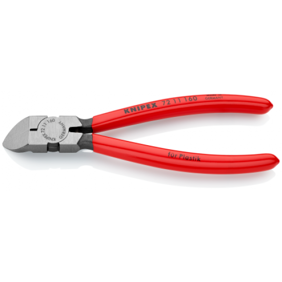 Knipex 7211160 Plastik Yan Keski Eğri 160mm