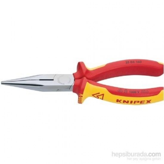 Knipex İzoleli Elektrikçi Kargaburun VDE 1000V 160mm-2506160