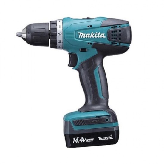 Makita Şarjlı Darbesiz Matkap Vidalama 14.4V 1,5Ah Üç Akülü DF347DWE3 